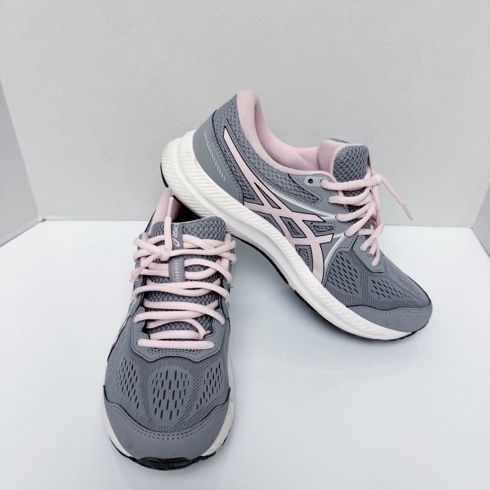 ASICS - Gray and Pink Gel Contend 7 - Picture 2 of 5